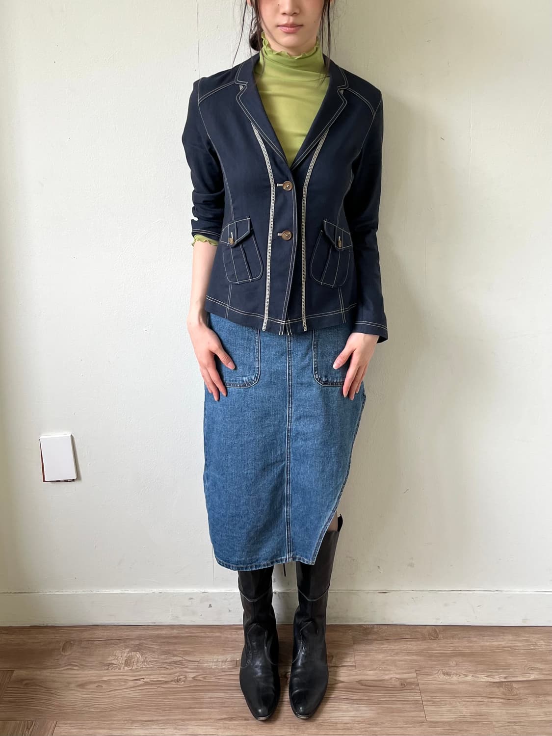 HIROKO BIS 린넨 자켓 상품이미지8