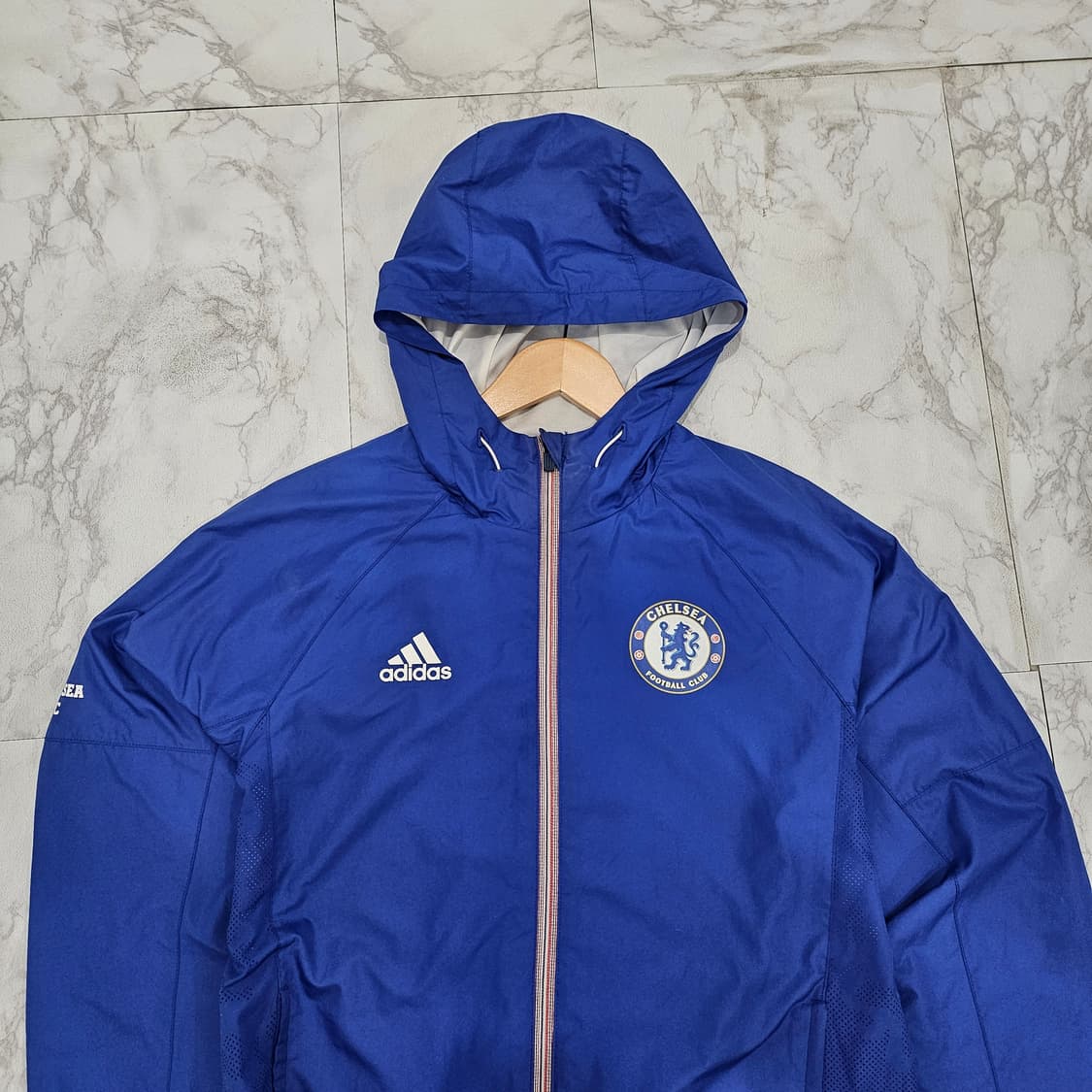 아디다스 첼시 트레이닝 후드 바람막이M 상품이미지3