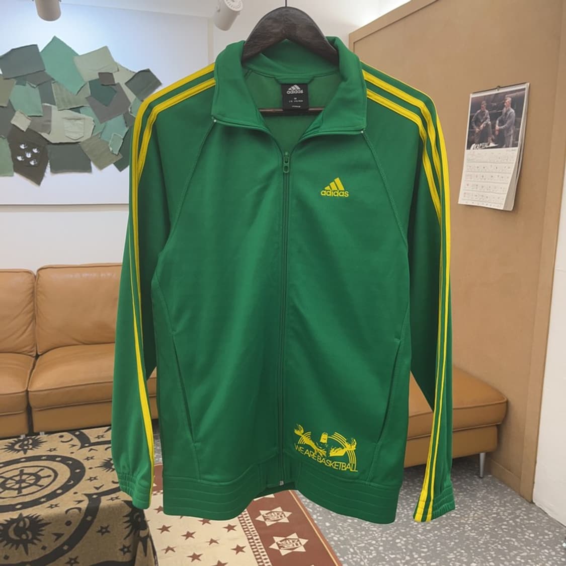 아디다스 베스킷볼 올드스쿨 레트로그린 져지 집업 M C08734 상품이미지3