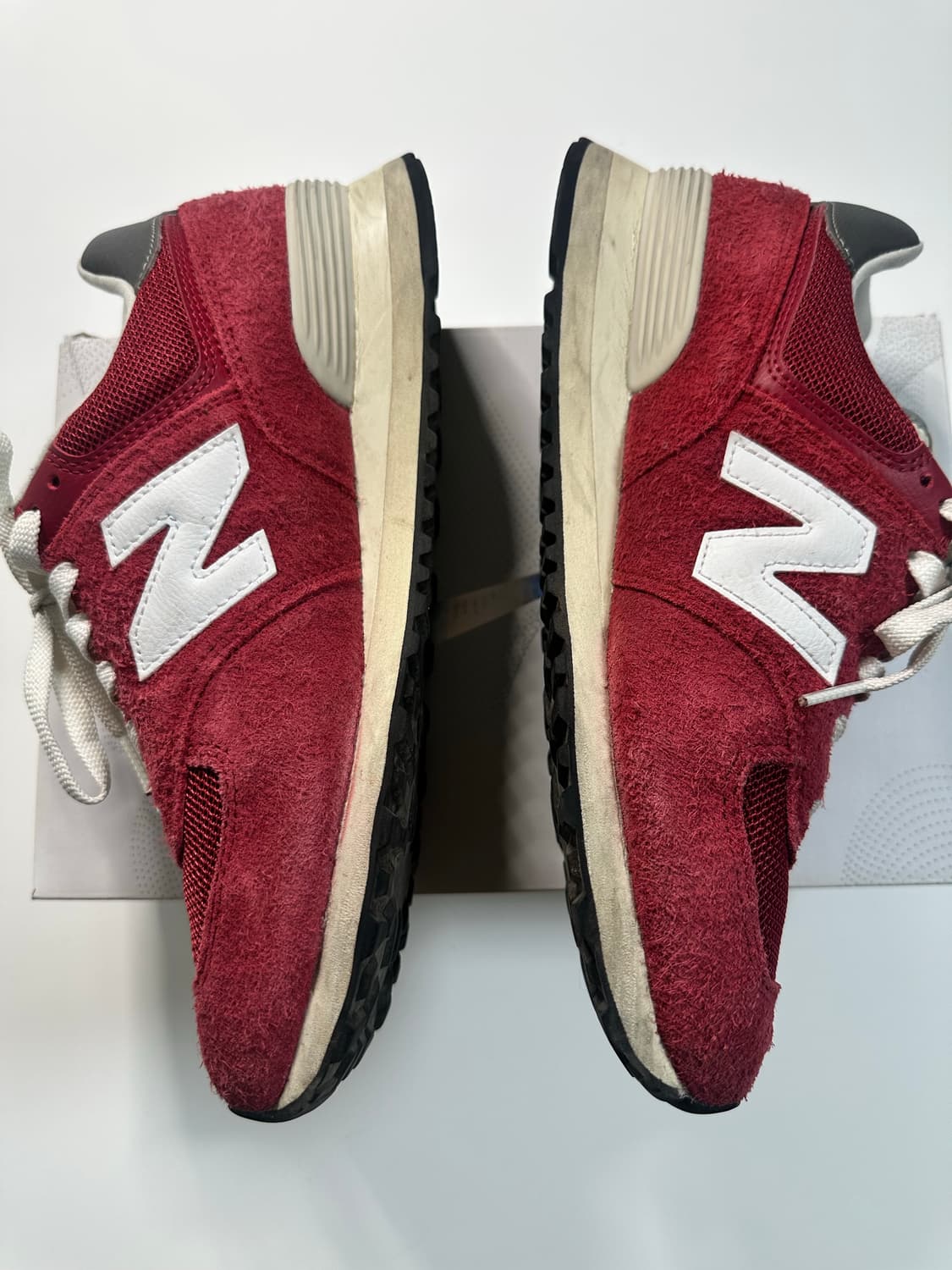 뉴발란스 574 헤리티지 레드 270 상품이미지3