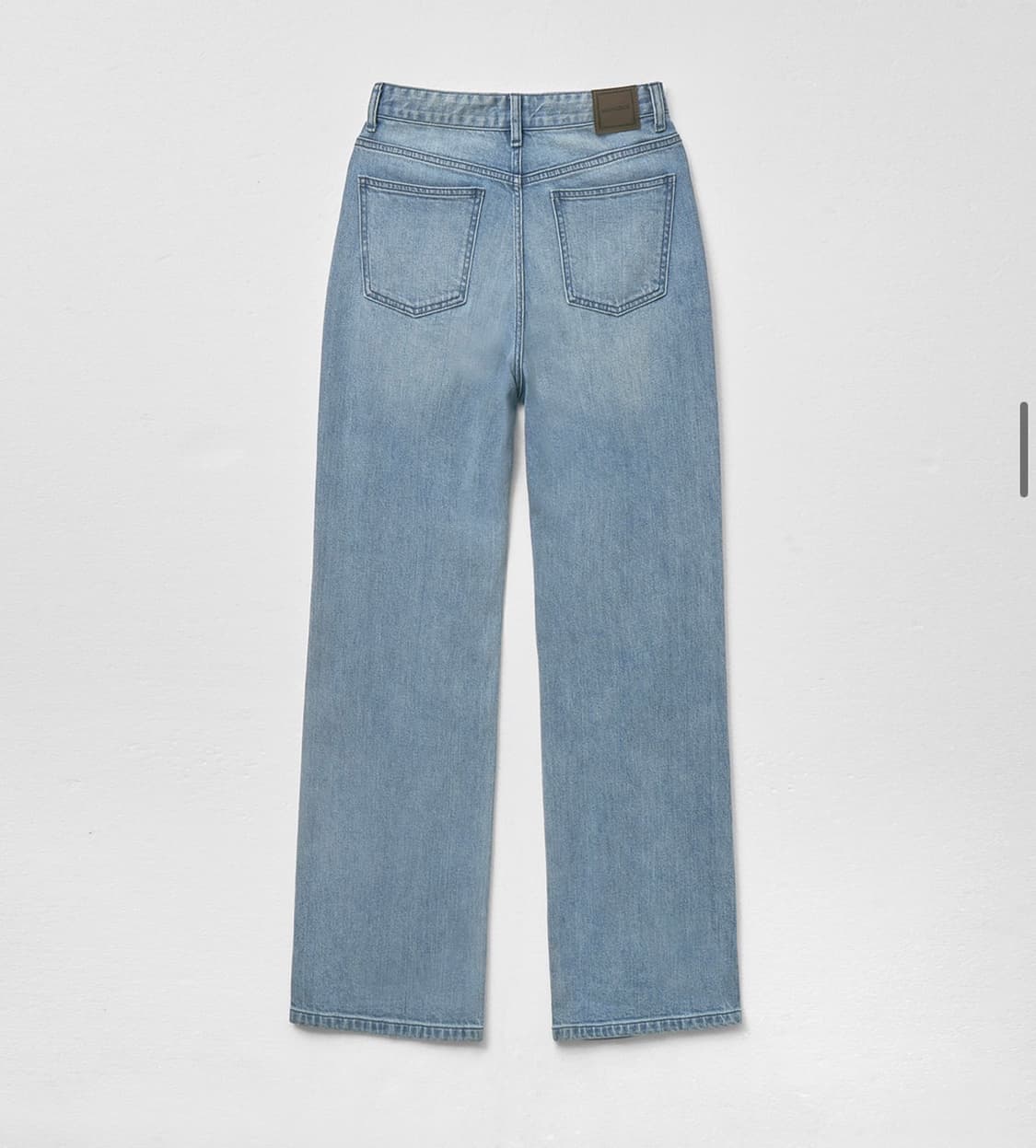 워싱 와이드 데님 진 라이트블루 MDPT060LBLUE 상품이미지8