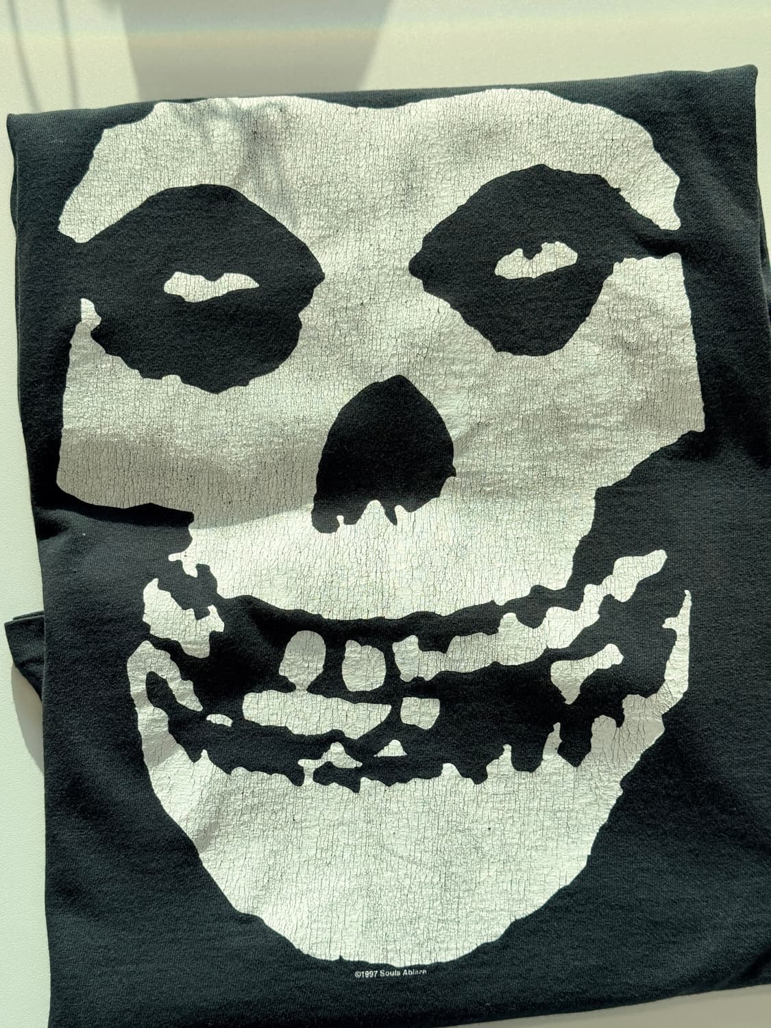 (XXL)90s Misfits Crimson Ghost band tee 상품이미지3