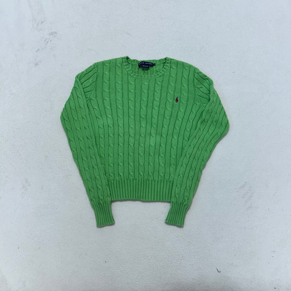 Polo light green knit 상품이미지4