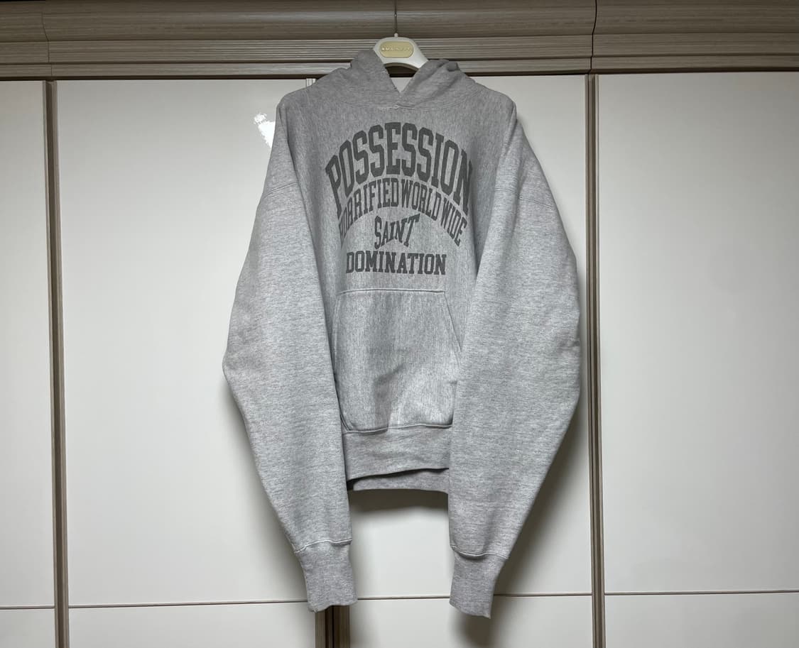 [L] Saint michael 세인트미카엘 포제션 후디 그레이 상품이미지1