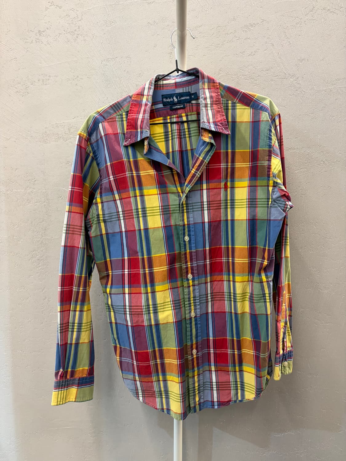 폴로 랄프로렌 멀티컬러 체크 셔츠 M 상품이미지2