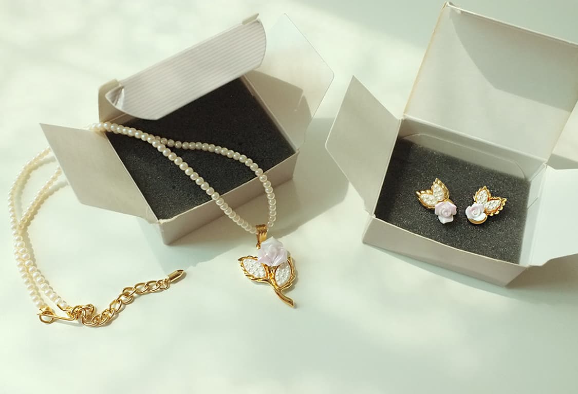 Avon 90년대 모조 시드진주 빈티지 진주목걸이 상품이미지6