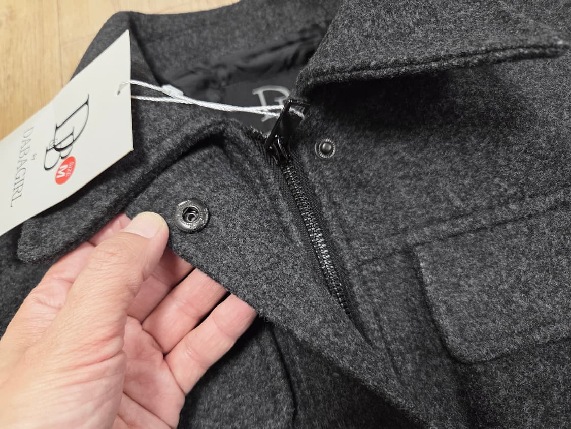 다바걸(DAVAGIRL) 크롭 울자켓 55-66 새상품 상품이미지5