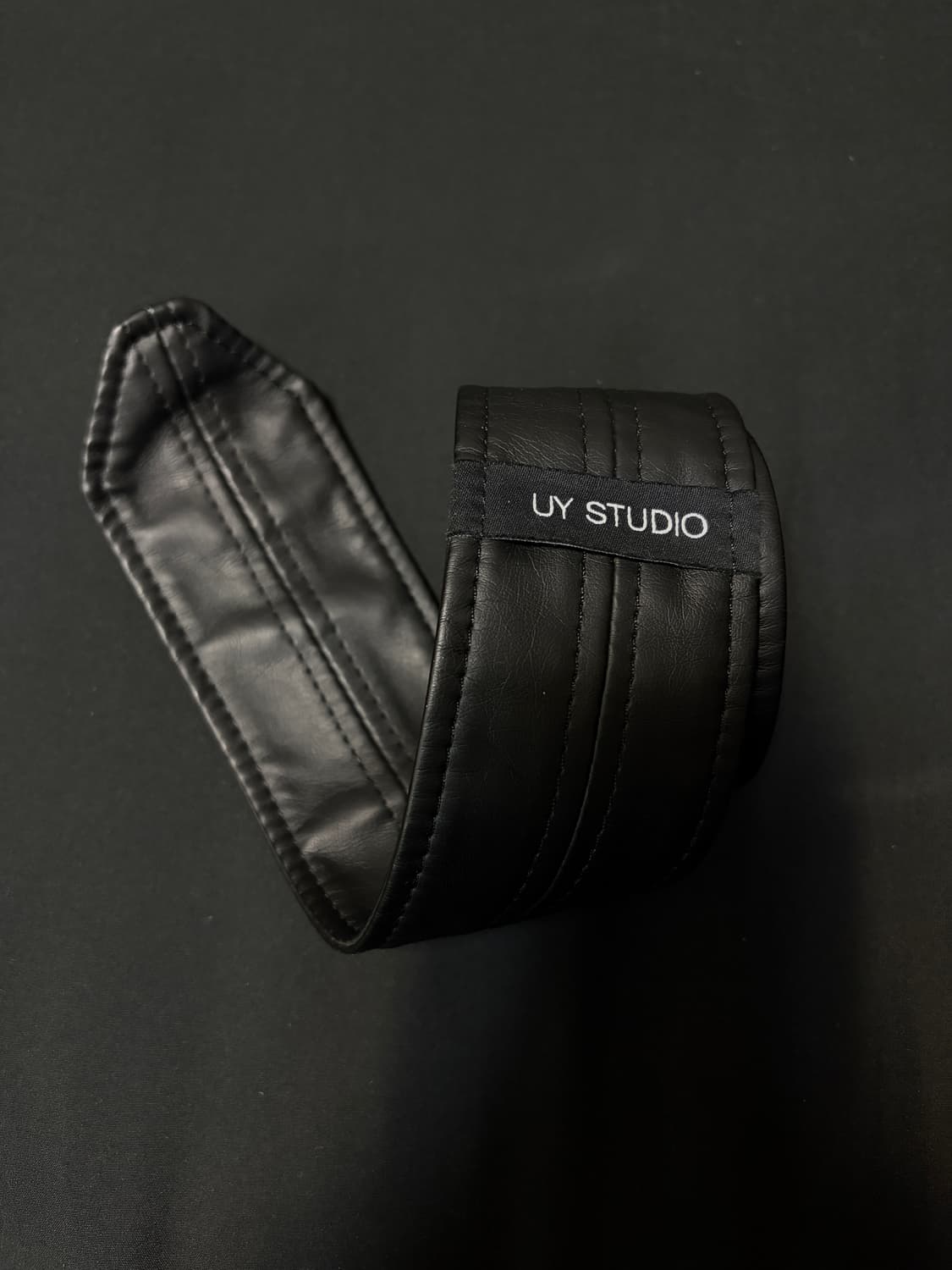 UY STUDIO 레더 넥타이 상품이미지3