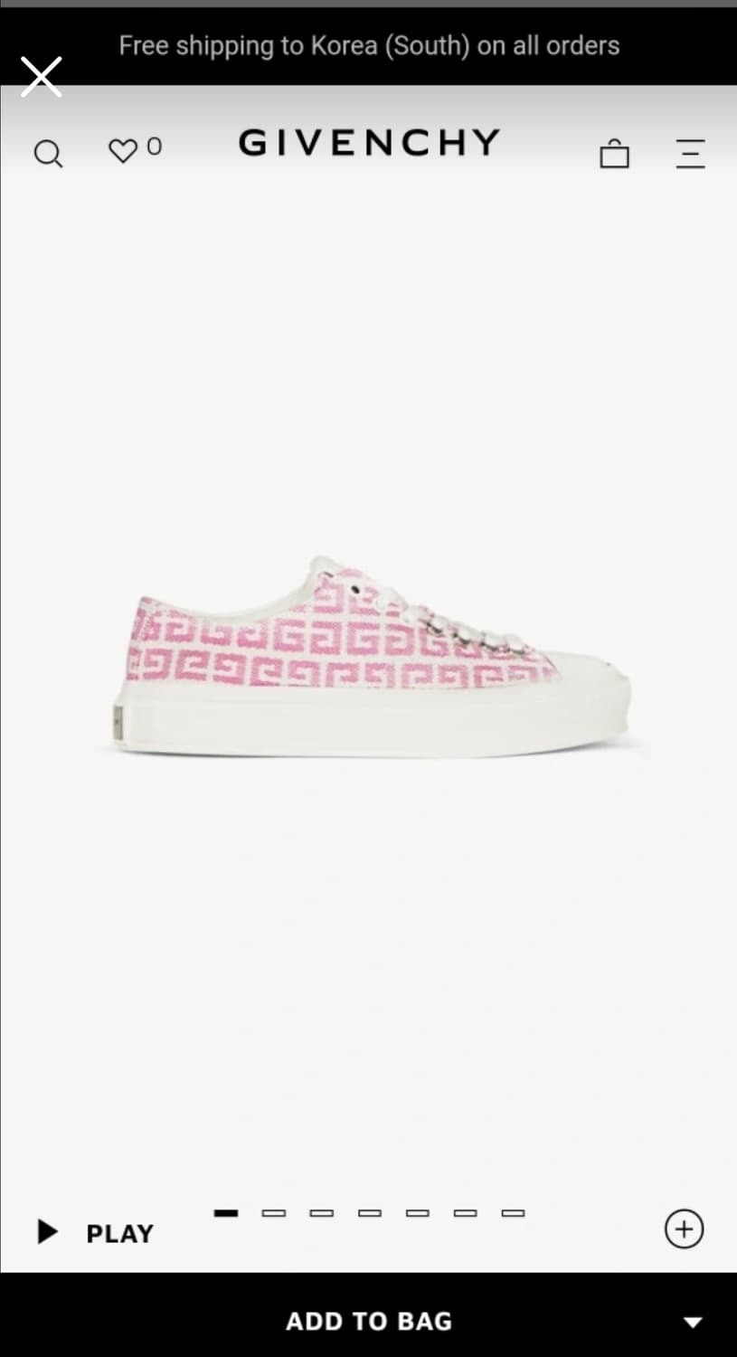 지방시 스니커즈신발 자카드단화 상품이미지6