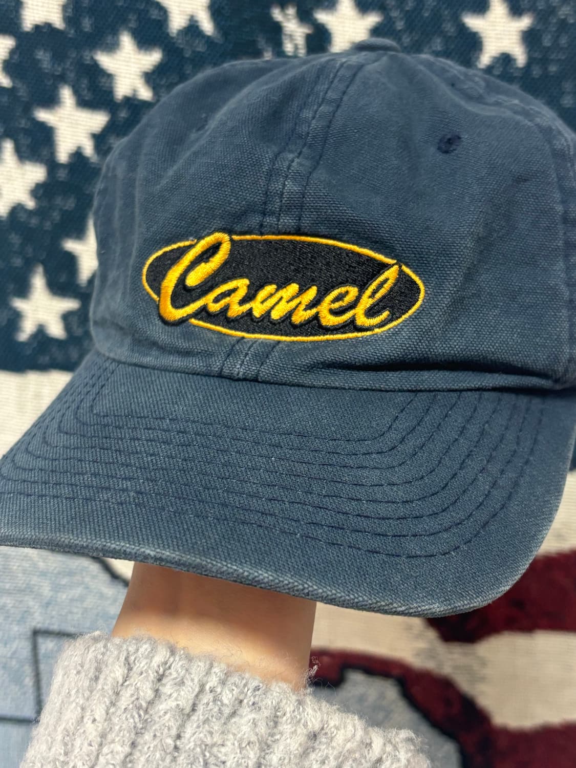 카멜 빈티지캡 상품이미지4