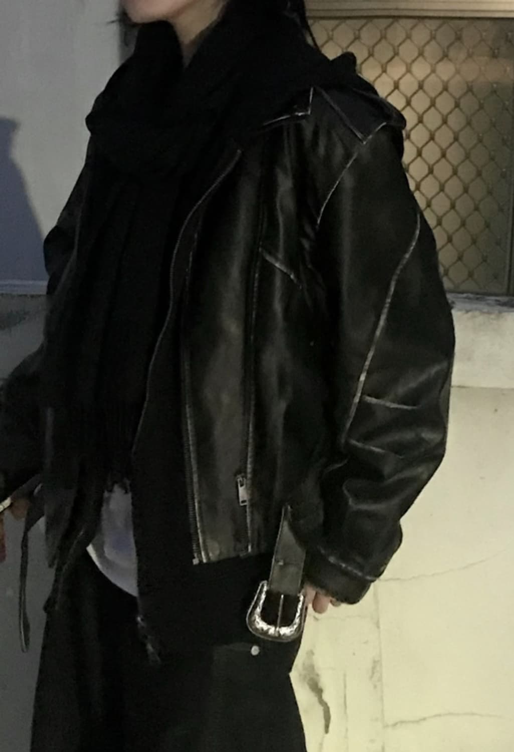 cest nous 가죽자켓 더블 지퍼 라이더 자켓 판매 상품이미지3