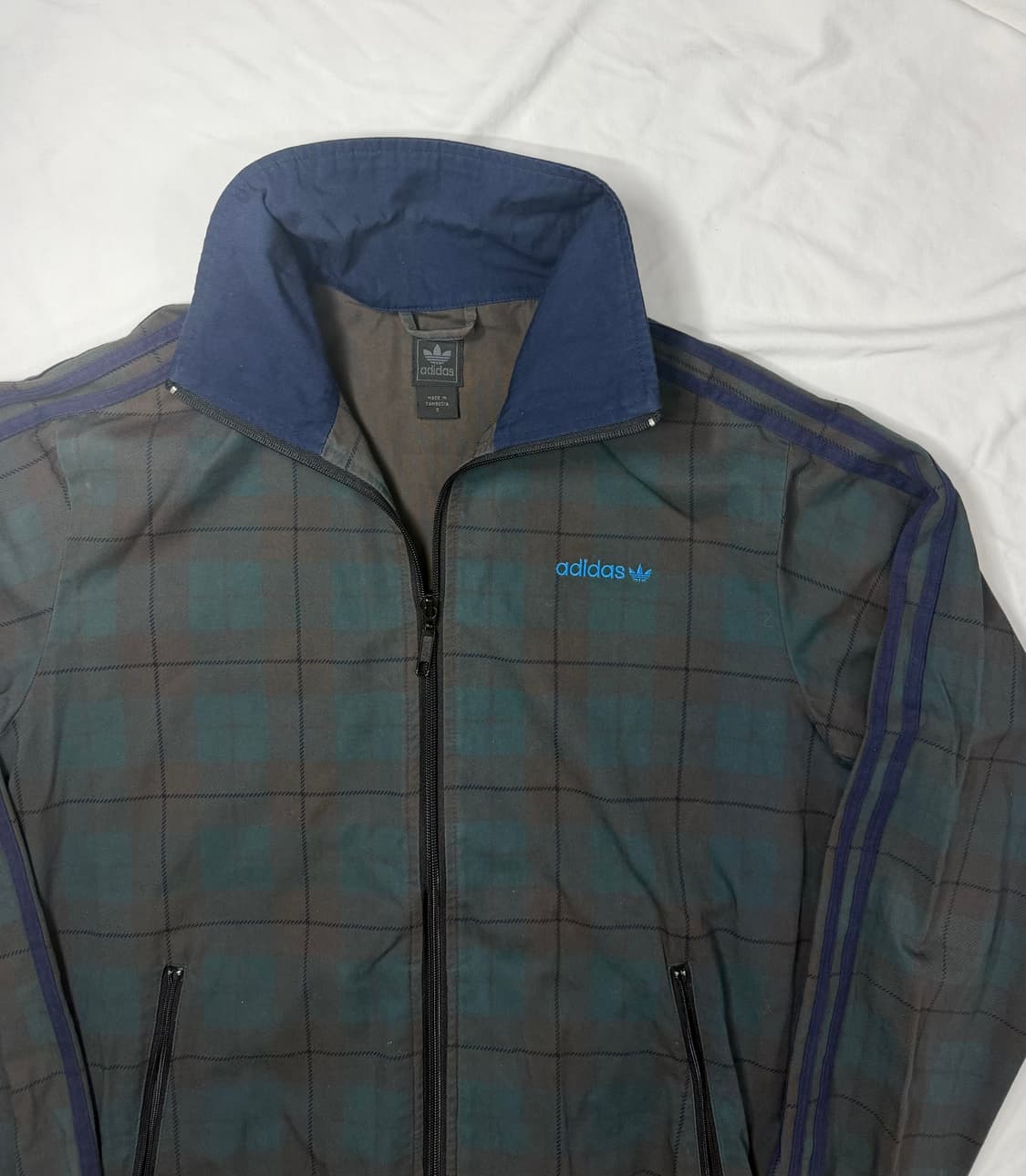 00s 아디다스 져지 체크 트랙탑 베켄바우어 상품이미지3