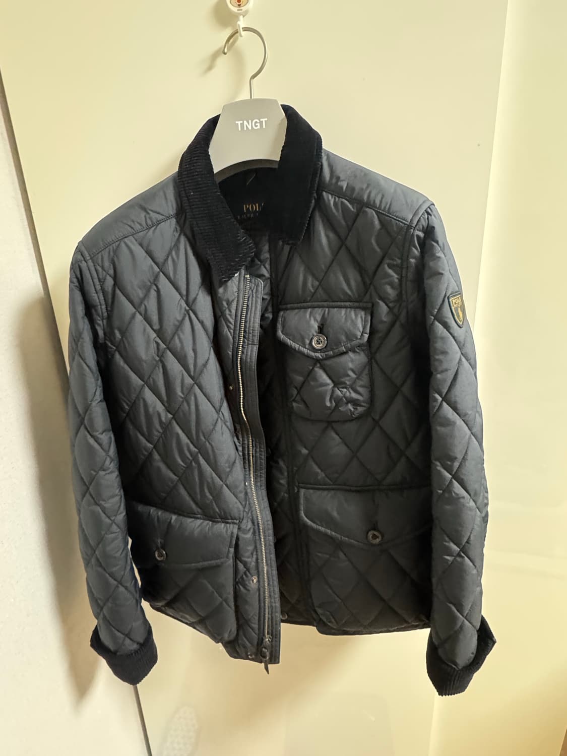 폴로 랄프로렌 남성 비아튼 코듀로이 카라 퀼팅 자켓 S 상품이미지1