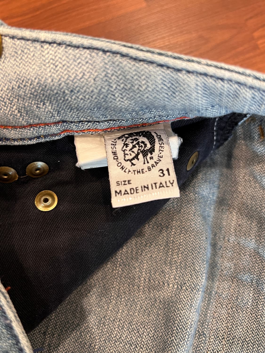 Diesel 디젤 빈티지 컷오프 데님 쇼츠 팬츠 (made Italy) 상품이미지9