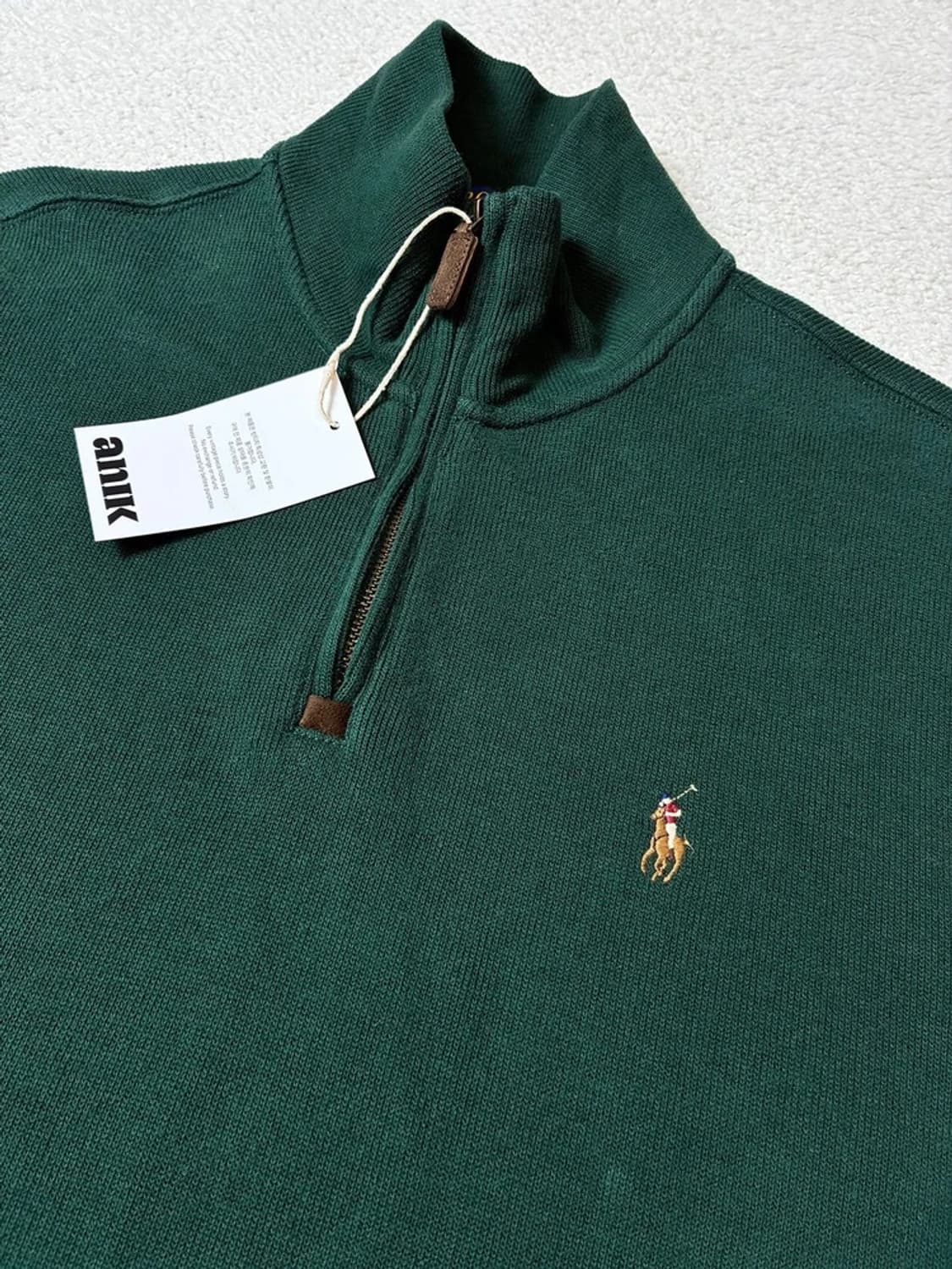 폴로 랄프로렌 큐알 신형 하프집 맨투맨 PN7977 상품이미지3