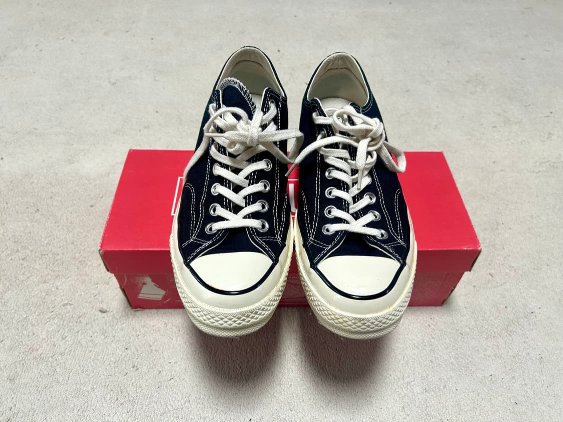 컨버스 척 70 클래식 블랙 로우 270 상품이미지2