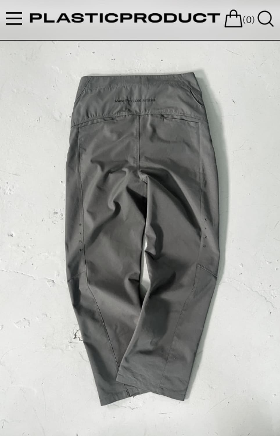 !구해요! MPa COVERED FLY PANTS (GREY) 상품이미지2