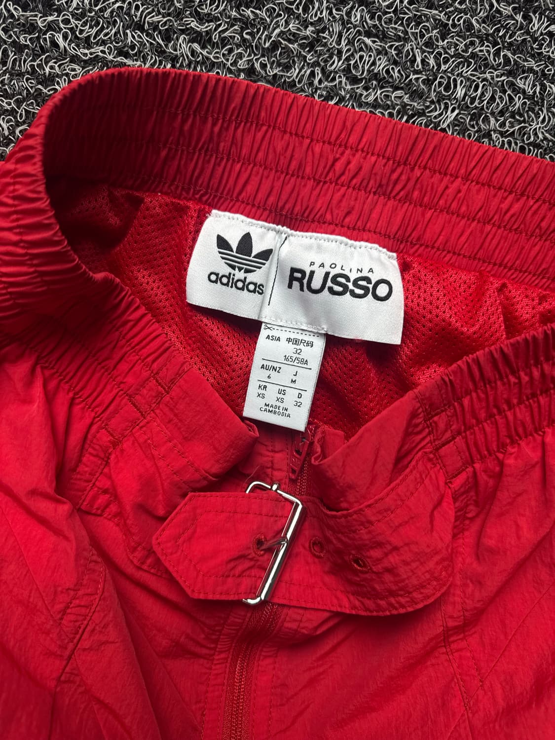 아디다스 X 파올리나 루소 우먼스 벨티드 나일론 트랙팬츠 1392 상품이미지4