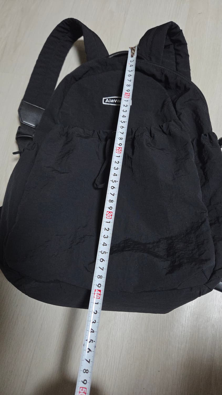 (착샷) 아라바그 듀공백 블랙 백팩 상품이미지8