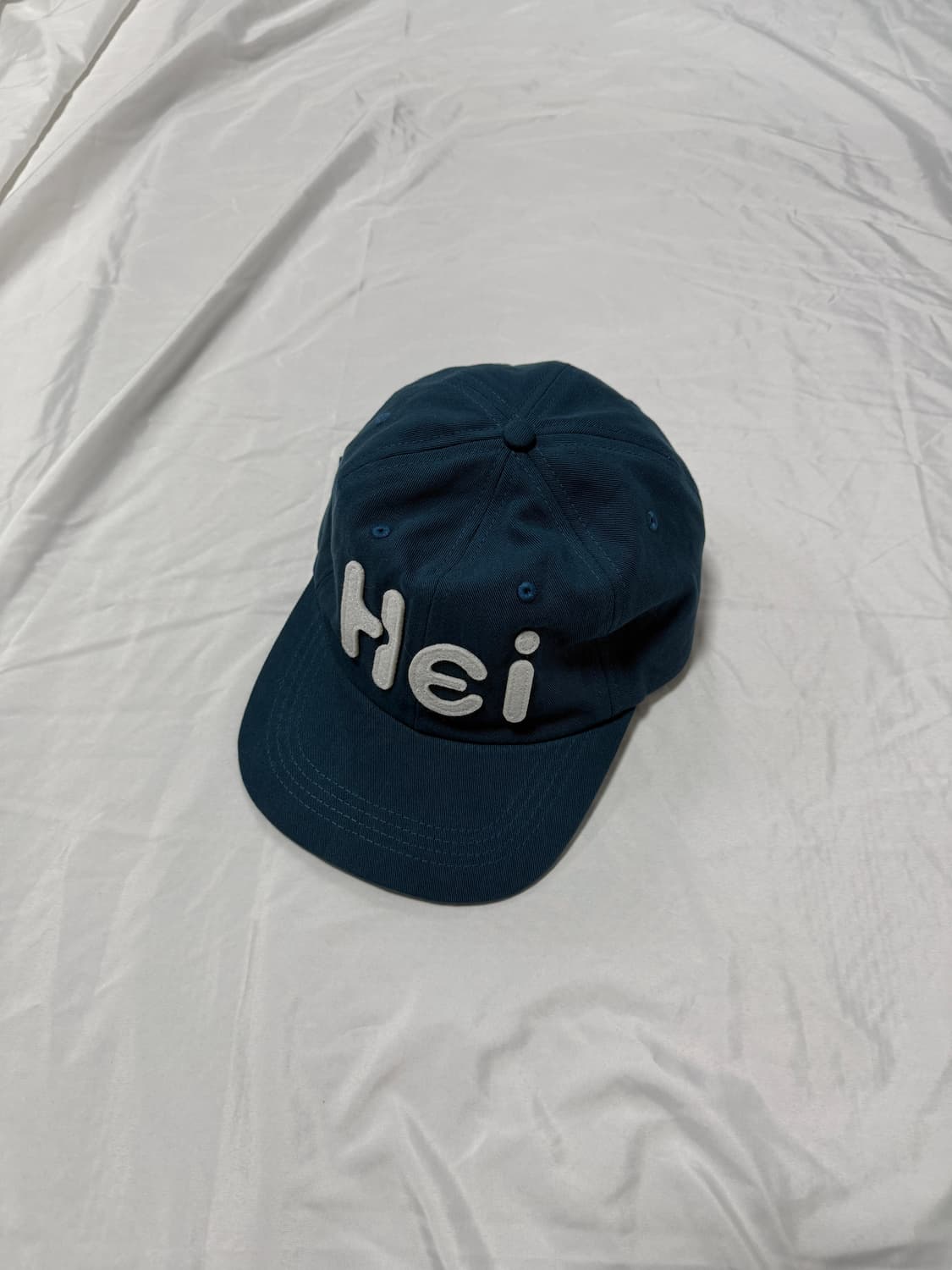 플리마켓🔥 하이산 빅로고 펠트캡 블루 상품이미지1