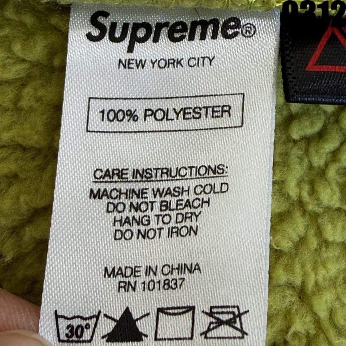 슈프림 폴라텍 플리스 후드티 L 0312 상품이미지6