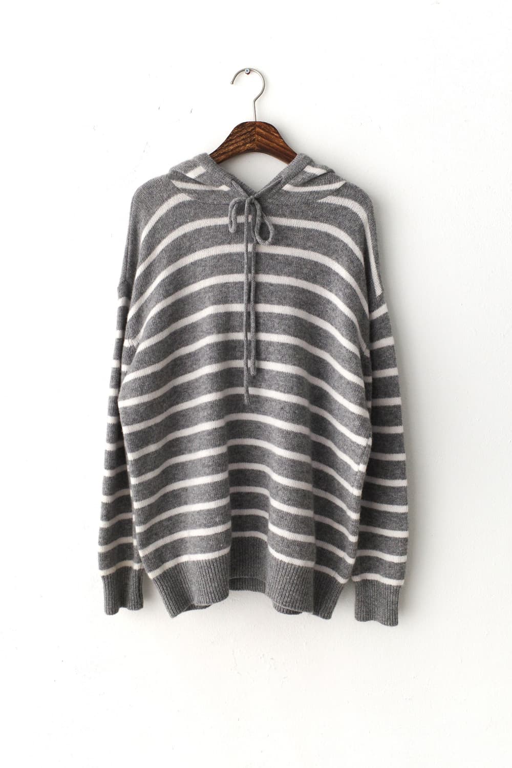 stripe hood knit 상품이미지1