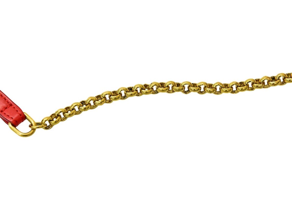 끌로에 레드 C더블 체인 크로스백(정품) 상품이미지7