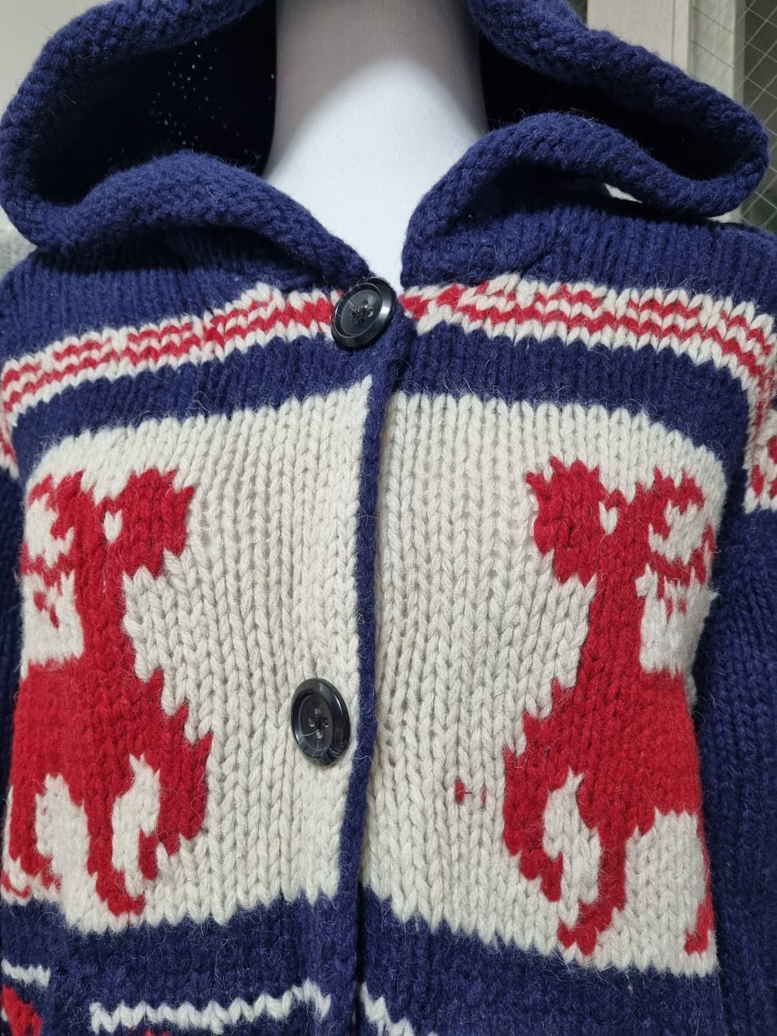 모리걸 코위찬 니트 후드 가디건 상품이미지2