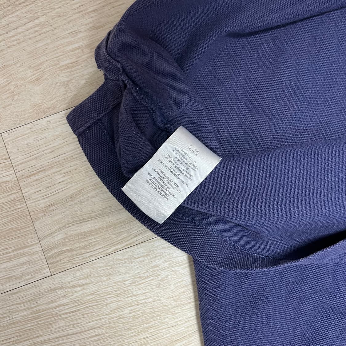 [XL] 폴로 랄프로렌 네이비 반팔 카라티 상품이미지4