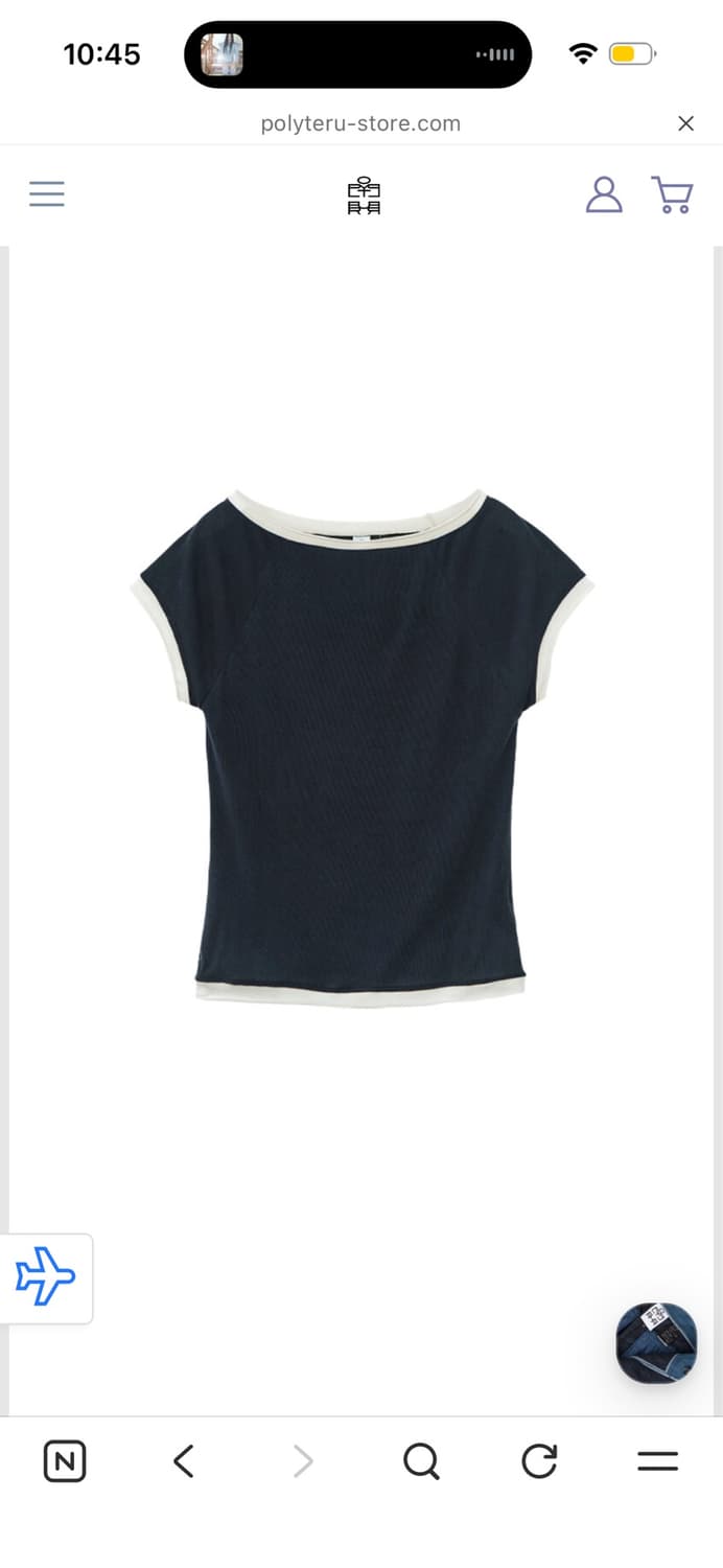 폴리테루 woman muted line t-shirt  상품이미지1