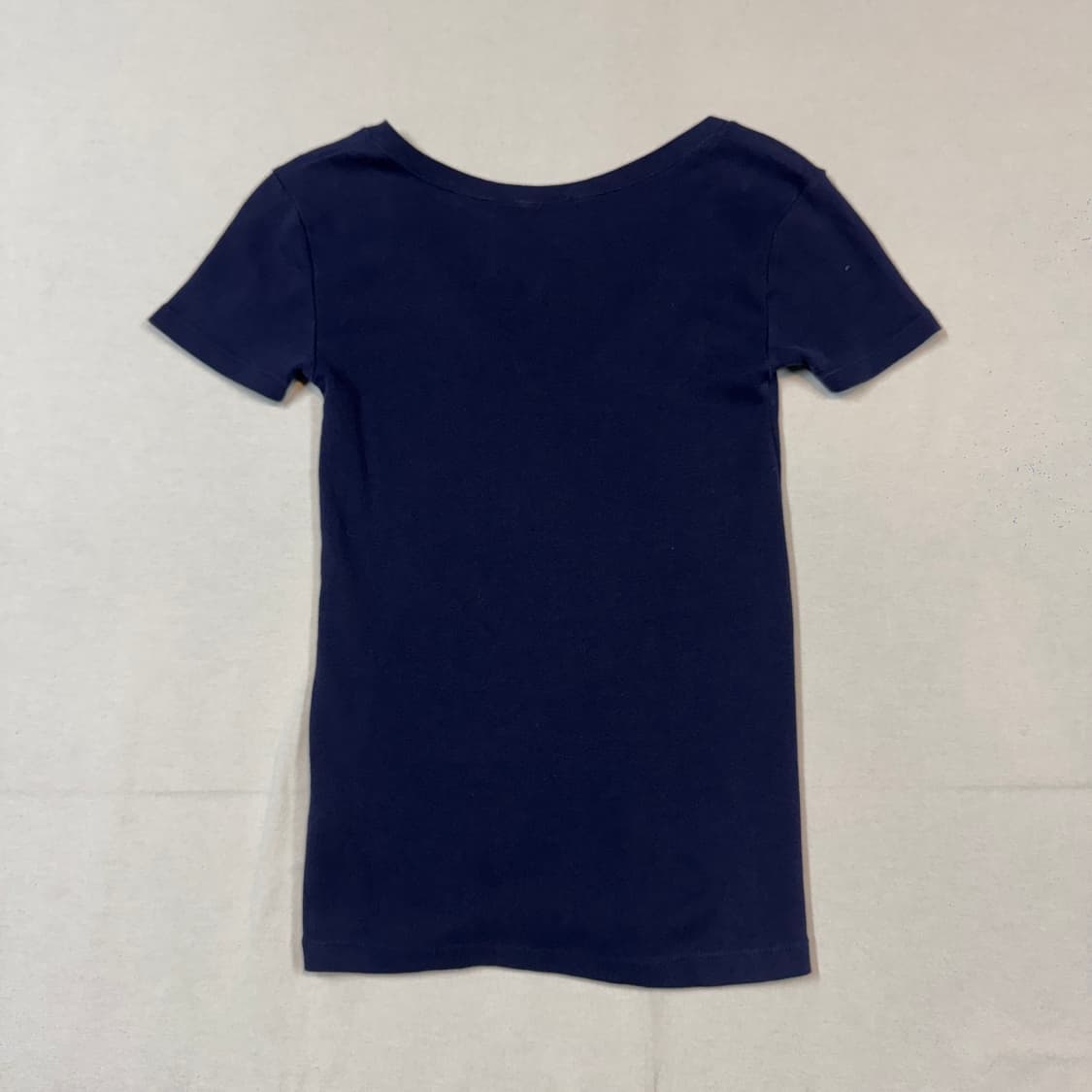 S) 폴로 랄프로렌 네이비 브이넥 반팔 티셔츠 상품이미지6