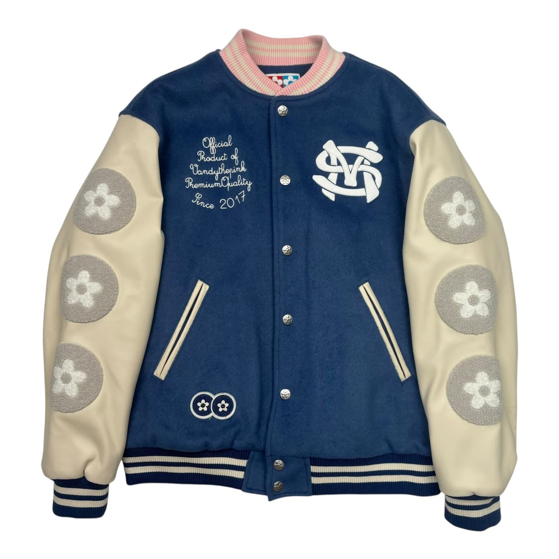 반디더핑크 X SM 엔터테이먼트 아티스트 바시티 자켓 L 상품이미지1