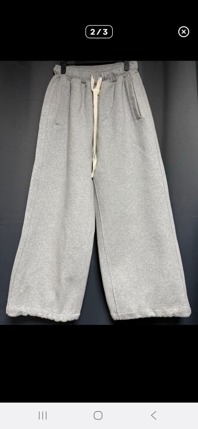 논노드 스쿠바 팬츠 그레이 1사이즈 상품이미지2