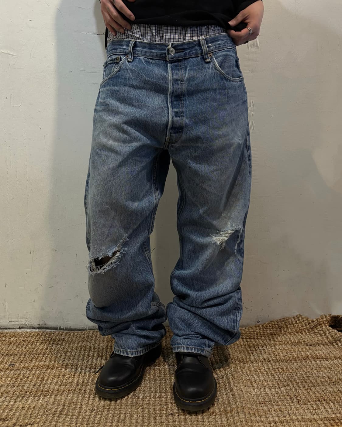 00‘s LEVIS 501 denim scratch jeans 상품이미지1