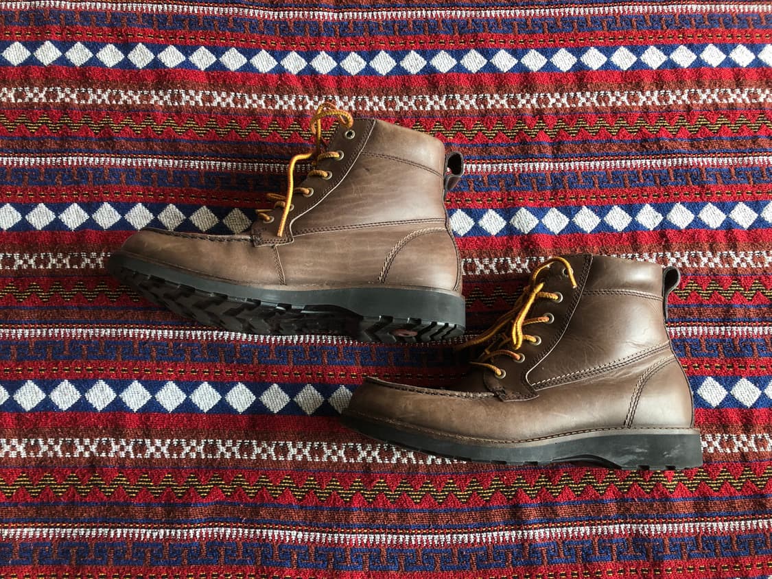 에코 브라운 레더 목토부츠 270 상품이미지4