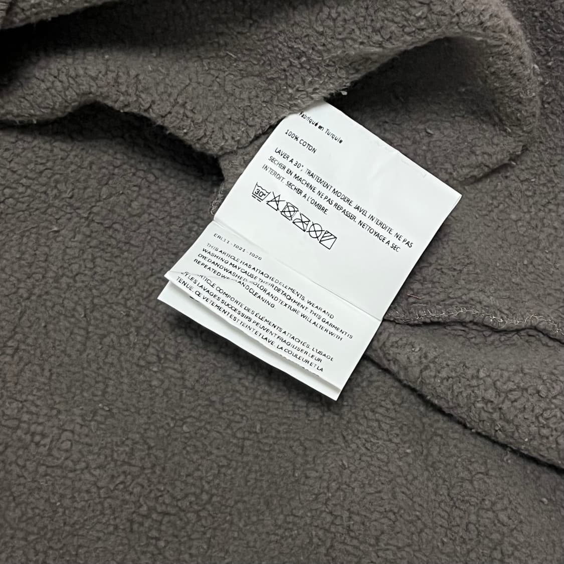 [S,M,L]이알엘 ERL 25fw 워싱 맨투맨/타우페 상품이미지4