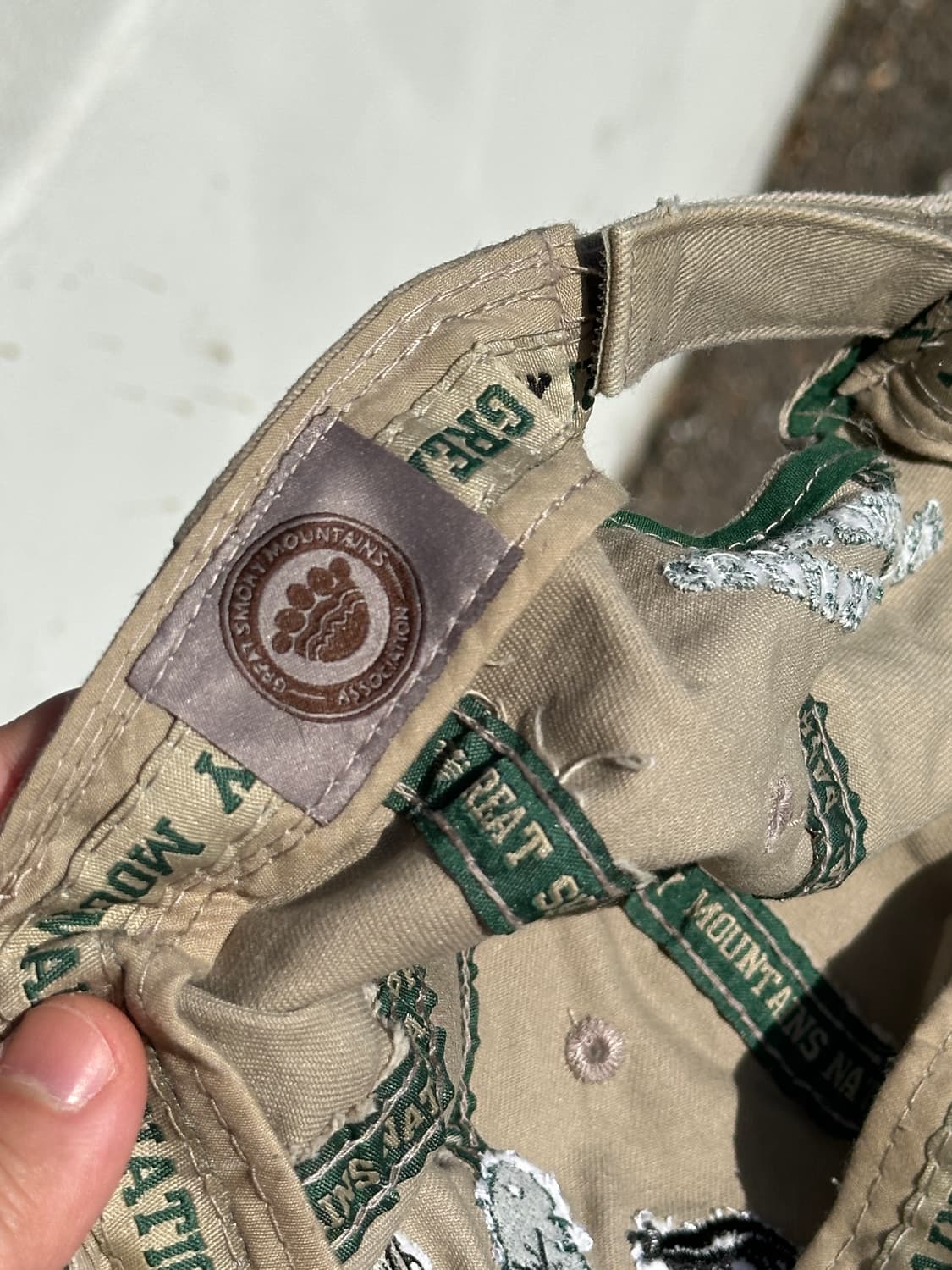 [M-L] 스모키 마운틴 국립공원 볼캡 모자 미국 상품이미지6