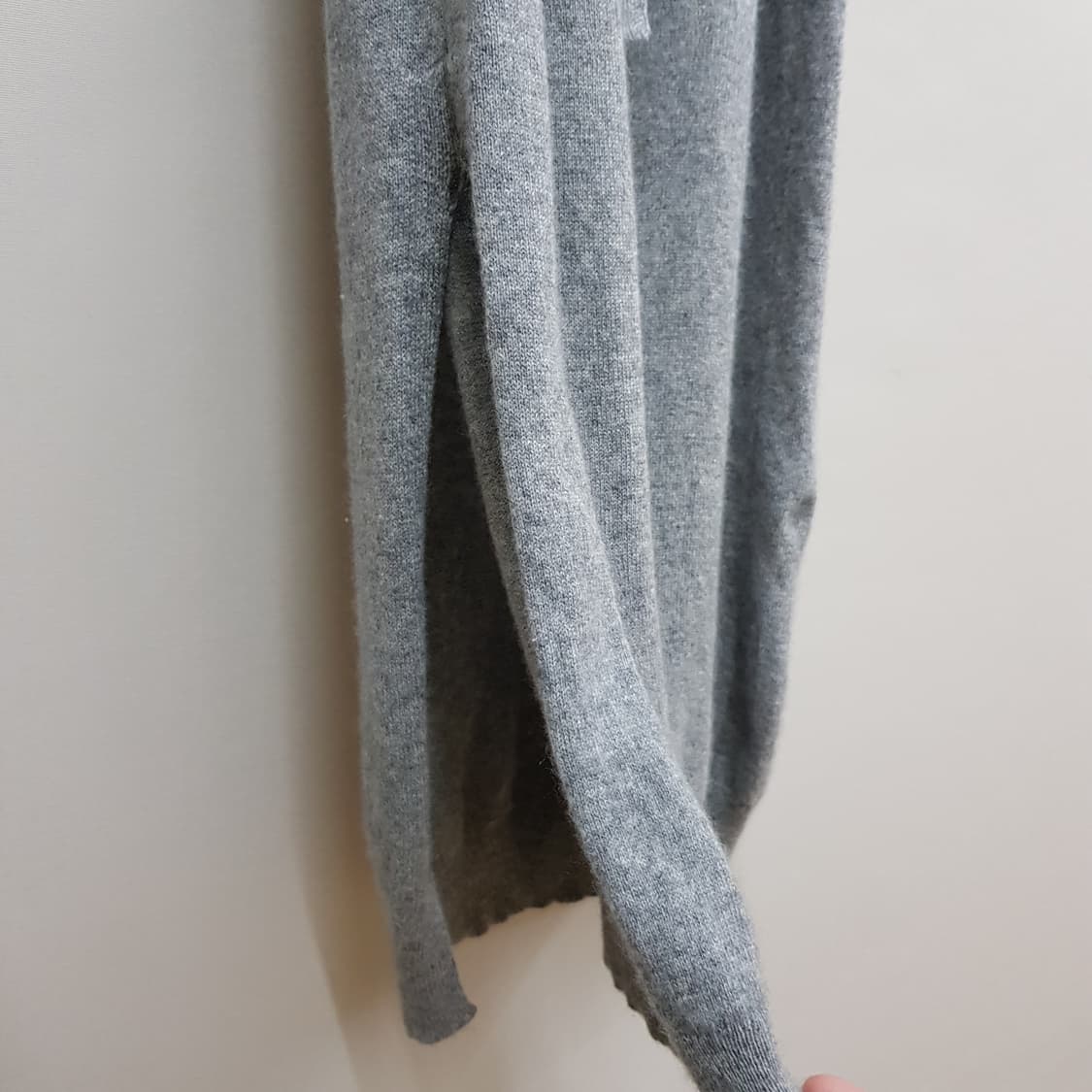 띠어리 Theory 벨티드 터틀넥 100 캐시미어  니트 원피스 P사이즈 상품이미지5