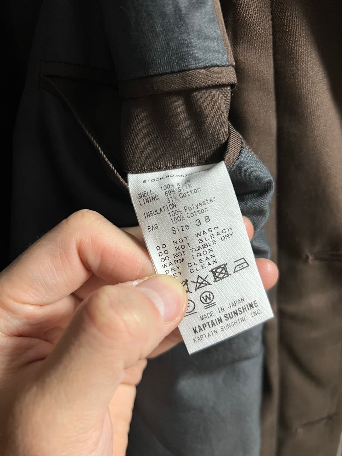 Kaptain Sunshine -실크 개버딘 코트 상품이미지4