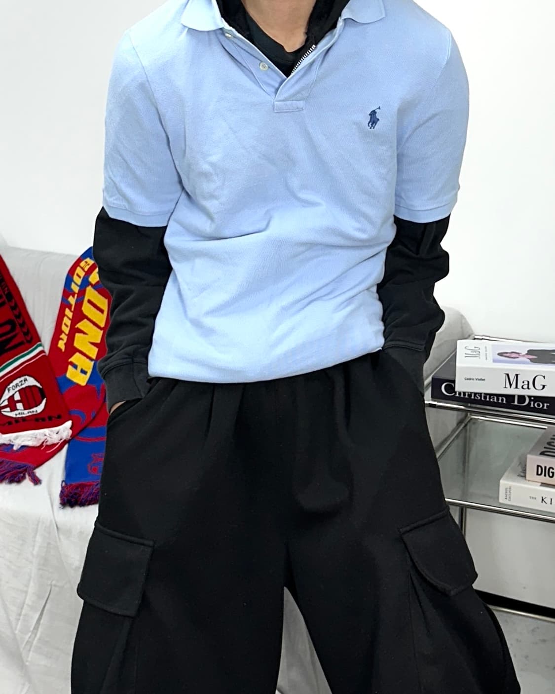 폴로 랄프로렌 스카이블루 pk S 상품이미지1