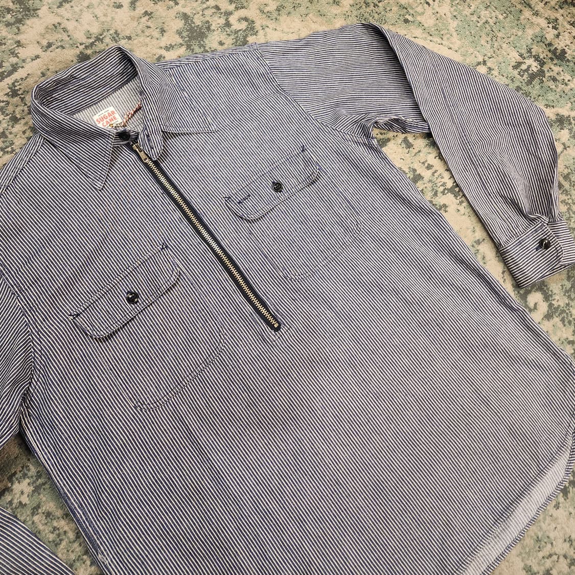 90s 슈기케인 풀오버 워크셔츠 상품이미지2