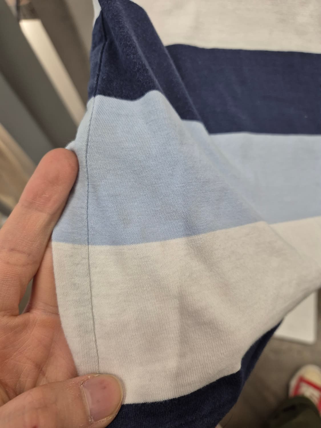 폴로 랄프로렌 블루 스트라이프 반팔 L 상품이미지6