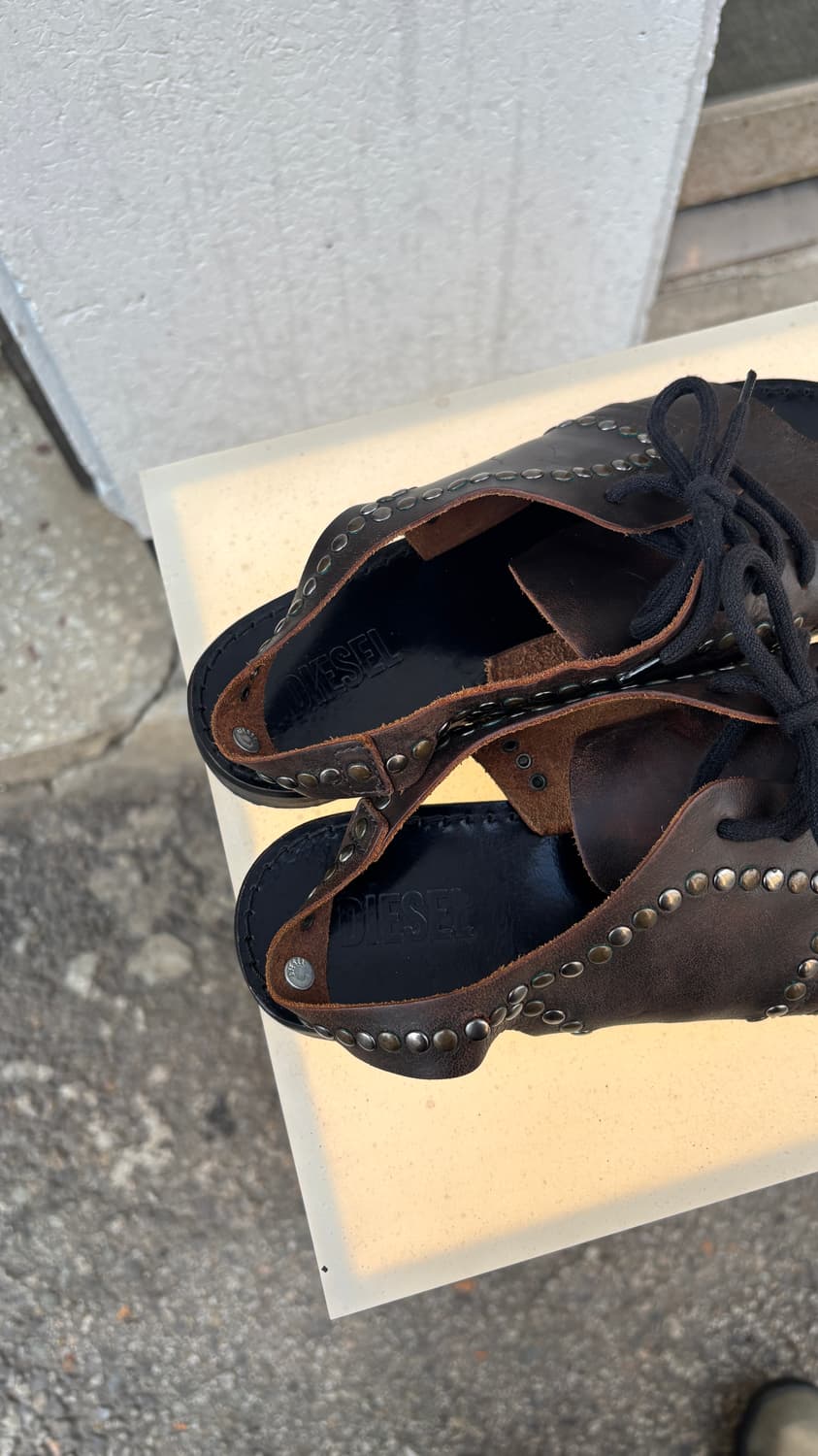 DIESEL studded leather sandal 상품이미지5