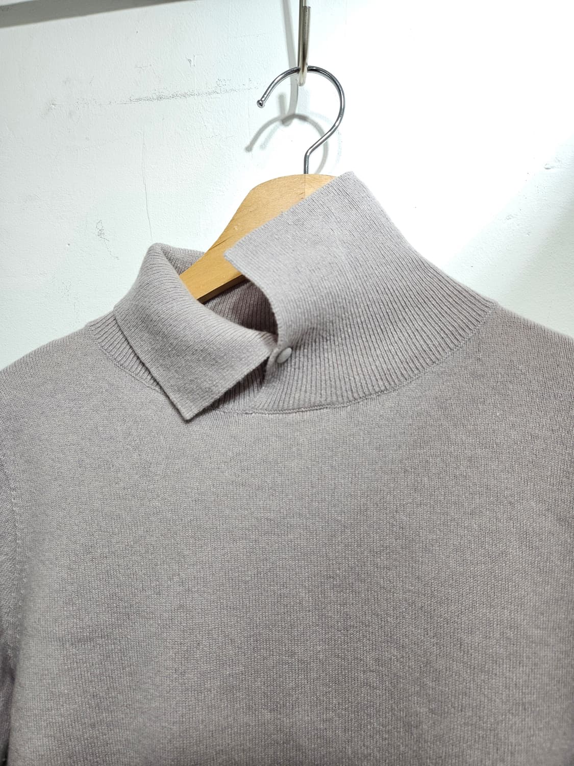 LBL 캐시미어100 카라넥 니트 풀오버  상품이미지6