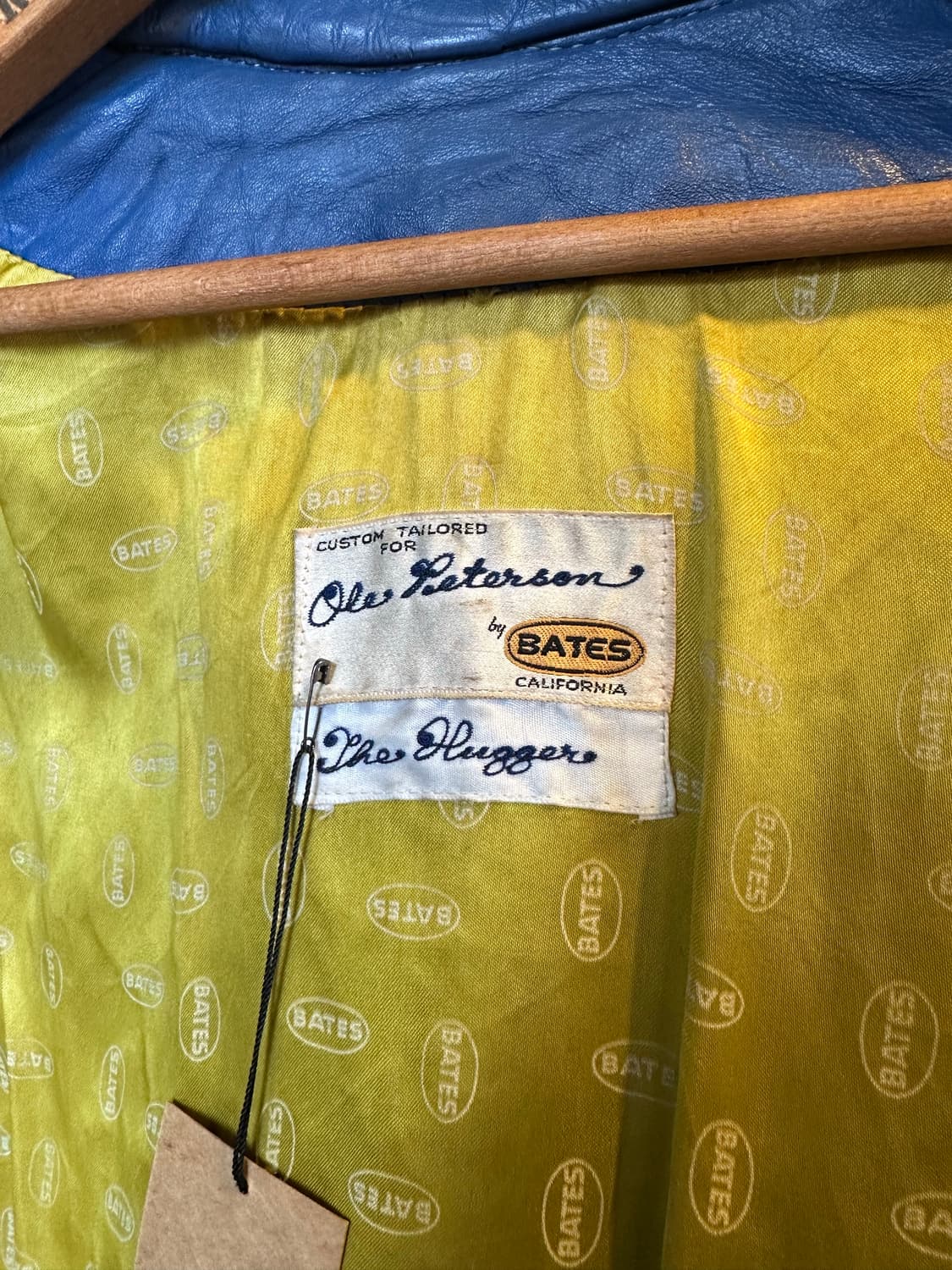 80s Bates 헤비 리얼 레더 모터사이클 레이싱 자켓 상품이미지10