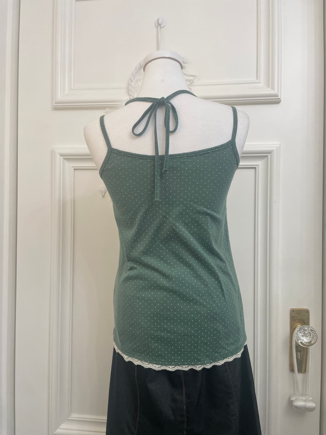 applemint basic cardigan&indigreen dot l 상품이미지10