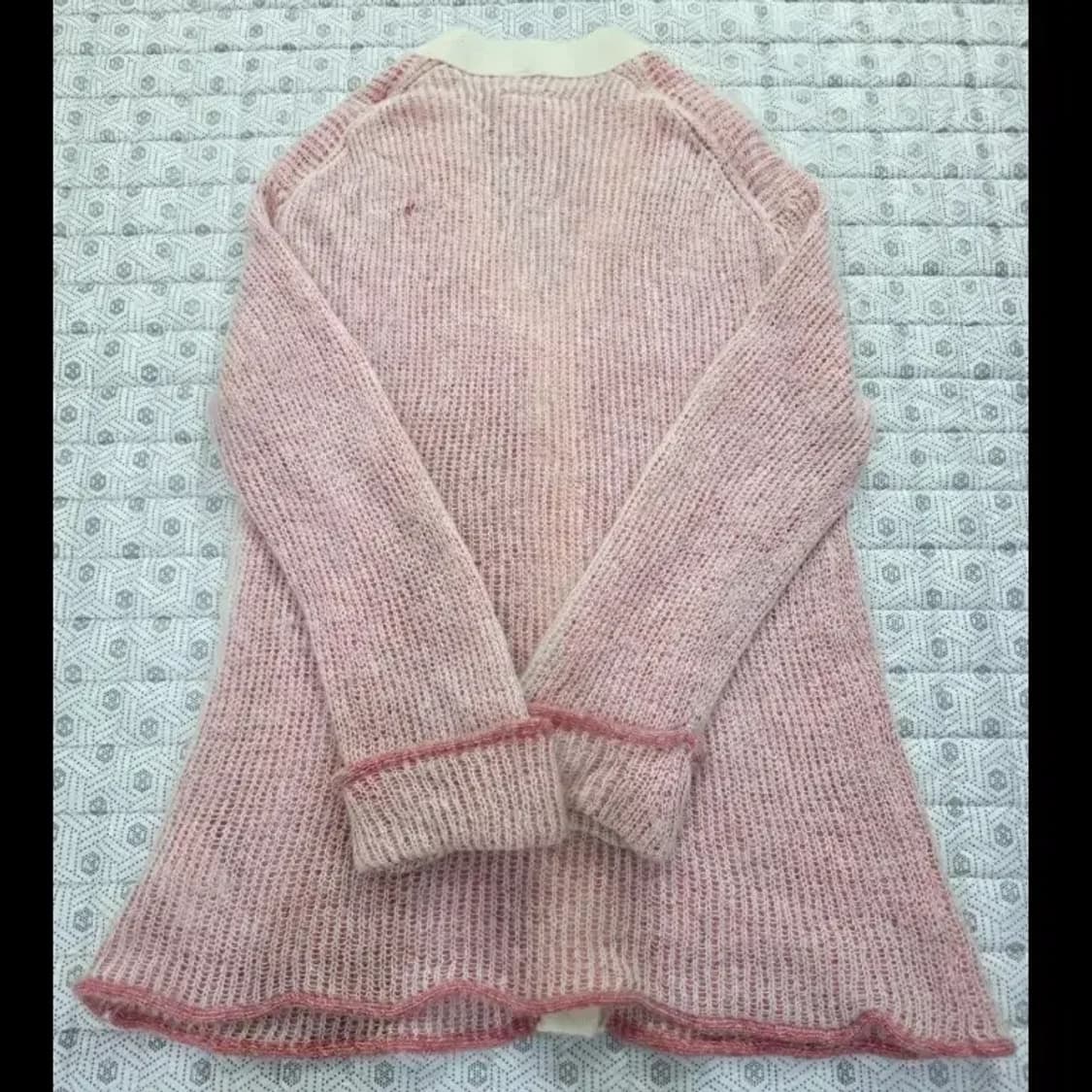 MM6 메종마르지엘라 핑크 가디건 55 상품이미지6