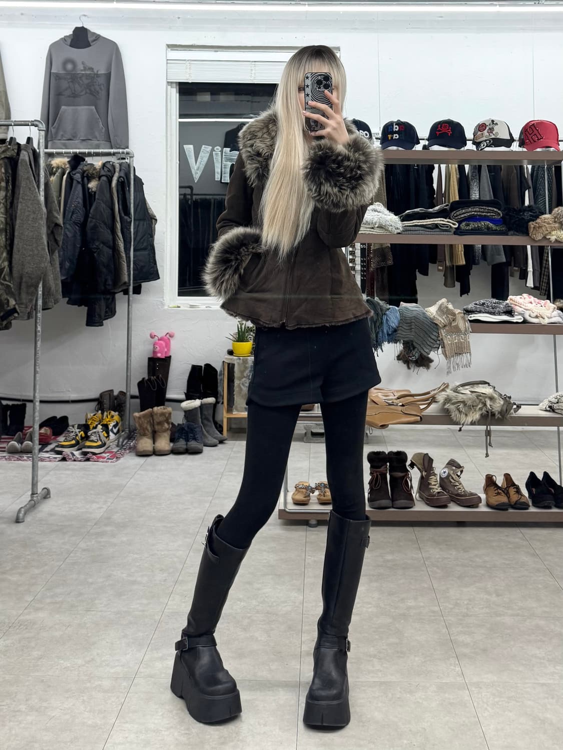 Rule 쉽스킨 퍼 자켓 상품이미지8