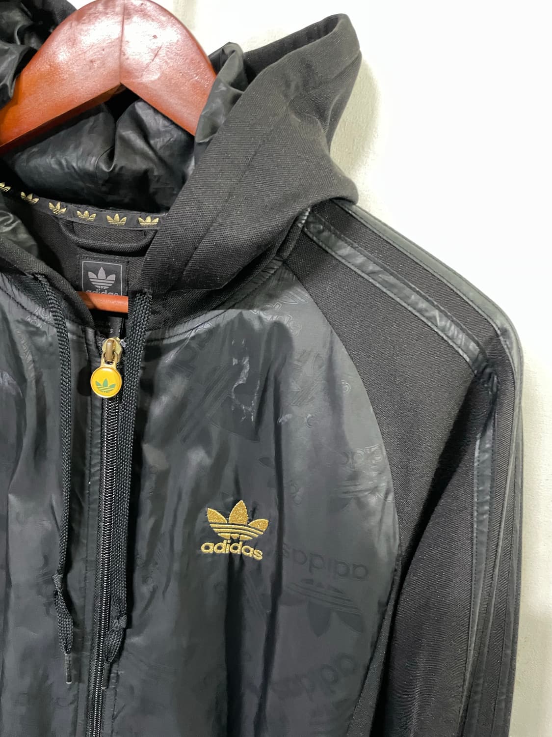 아디다스 파이어버드 트랙탑 져지 자켓 후드트랙탑 금장 M 상품이미지3