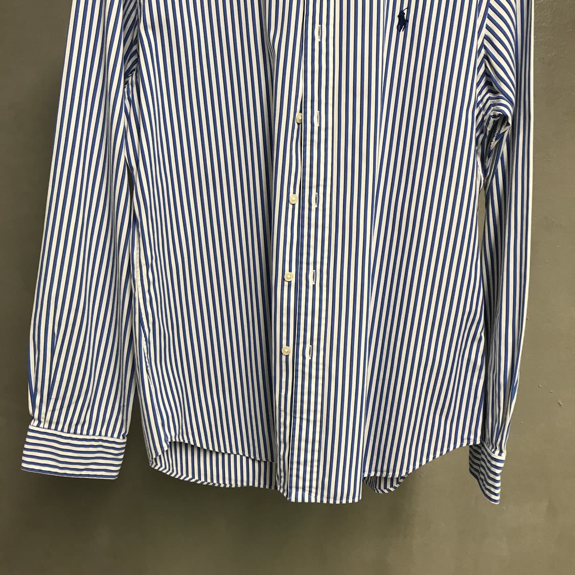 폴로 랄프로렌 스트라이프 셔츠 블루 L 상품이미지3
